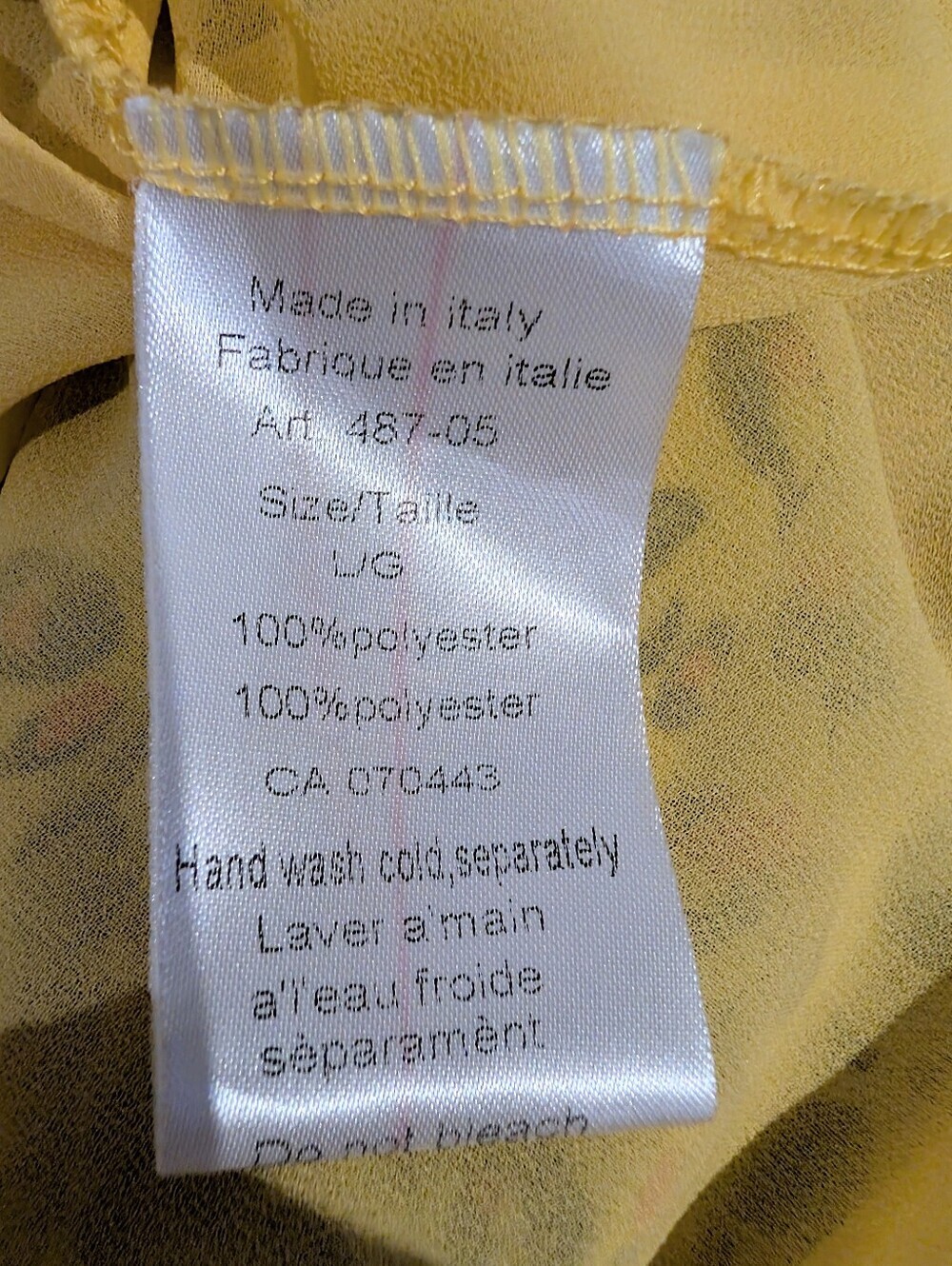 Yellow Leopard Print Ruffle Hem Dress - Picture 6 of 8